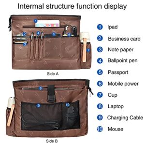 Laptop Tote Bag, Large Women Work Bag Purse Teacher Bag with USB 17.3 Inch Laptopp Bag Computer Work Briefcase Handbag Satchel Shoulder Bag(17.3 inch, Black)