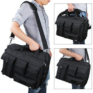 GES Tactical Briefcase, 17.3 Inch Men's Messenger Bag Military Briefcase for Men