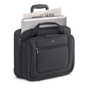 Solo Bryant Rolling Laptop Bag, Black