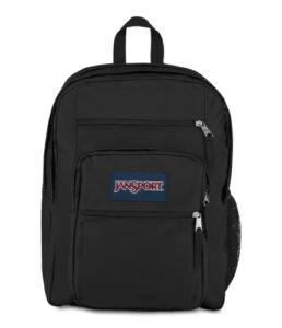 jansport big student backpack-school, travel, or work bookbag-with 15-inch-laptop compartment, black, one size