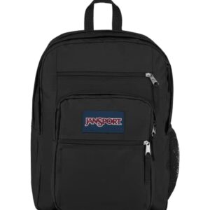 JanSport Big Student Backpack-School, Travel, or Work Bookbag-with 15-Inch-Laptop Compartment, Black, One Size