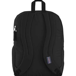 JanSport Big Student Backpack-School, Travel, or Work Bookbag-with 15-Inch-Laptop Compartment, Black, One Size