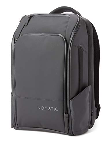 NOMATIC Travel Pack- Black Water Resistant Anti-Theft 30L Flight Approved Carry on Laptop Bag Computer Backpack