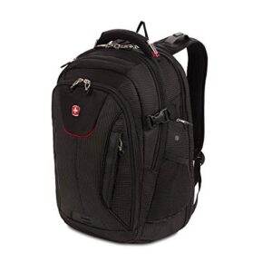 swissgear unisex-adult 5358 usb scansmart laptop backpack, black dot, large