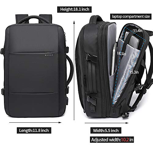 35L Travel Backpack,Flight Approved Carry On Backpack for International Travel Bag, Water Resistant Durable 17-inch Laptop Backpacks,Large Daypack Business Weekender Luggage Backpack for Men Women