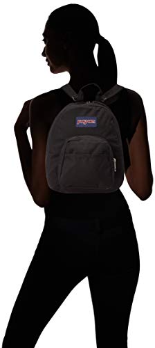 JanSport Half Pint Mini Backpack for Women, Men, Girls, Boys, Black, 10.2 L - Durable Mini Bag Purse with Adjustable Shoulder Straps, Single Main Compartment, Zippered Stash Pocket