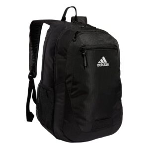 adidas foundation 6 backpack, black/white, one size