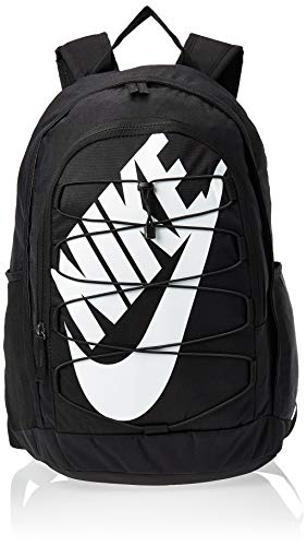 Nike Hayward 2.0 Backpack, for Women and Men with Polyester Shell & Adjustable Straps, Black/Black/White