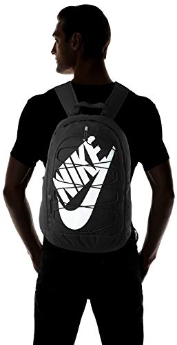 Nike Hayward 2.0 Backpack, for Women and Men with Polyester Shell & Adjustable Straps, Black/Black/White