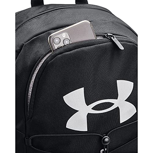 Under Armour Adult Hustle Sport Backpack , Black (001)/Silver , One Size Fits All