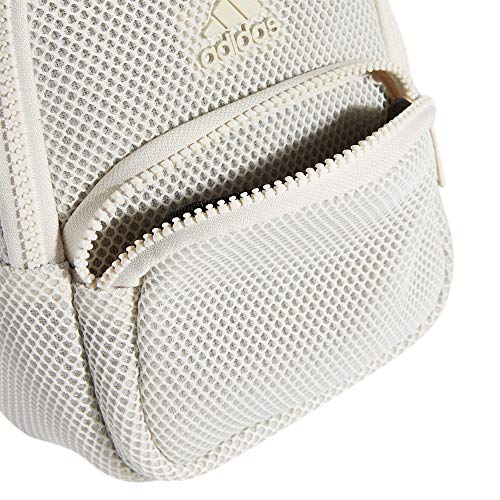 adidas Women's Airmesh Convertible Mini Backpack-Crossbody Bag, Alumina Beige, One Size