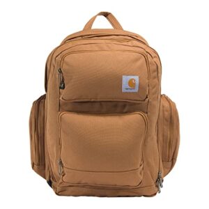 carhartt 35l triple-compartment backpack carhartt brown