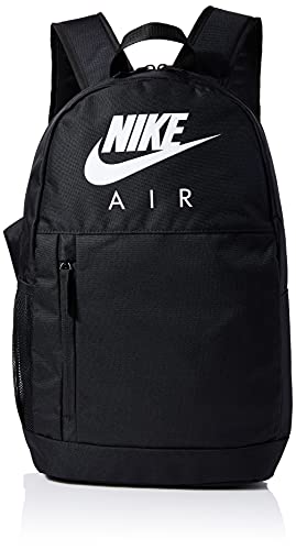 Nike Unisex Kid's Y NK ELMNTL BKPK-GFX FA19, Black/Black/(White), 30L