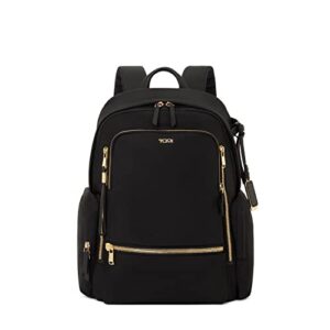 tumi voyageur celina backpack – black/gold