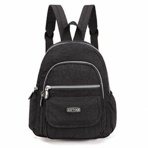 aotian mini nylon women backpacks casual lightweight small daypack for girls