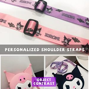 Kuromi Bag,my melody backpack,Kuromi Accessories,Cute Cartoon Character Bag, My Melody Anime Toy Bag