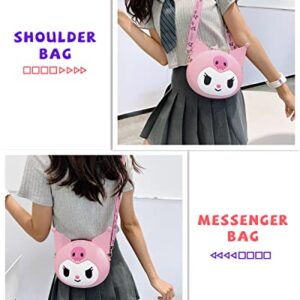 Kuromi Bag,my melody backpack,Kuromi Accessories,Cute Cartoon Character Bag, My Melody Anime Toy Bag