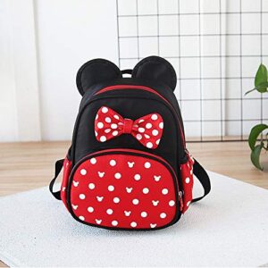 Voikukka Cute Little Girls Backpack Waterproof Small Kids Backpacks Daypack for Toddler Girl Bakcpack Travel Bag Baby Preschool Bakcpack Rucksack Children Mini Mouse Bakcpack