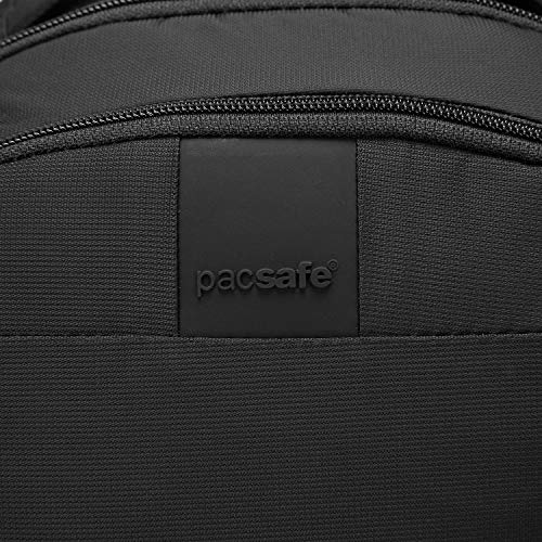 Pacsafe Metrosafe LS350 15 Liter Anti Theft Laptop Daypack / Backpack - with Padded 13" Laptop Sleeve, Adjustable Shoulder Straps, Patented Security Technology, Black