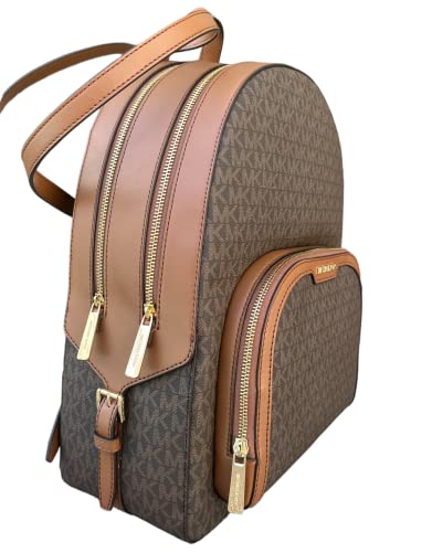 Michael Kors Jaycee Logo Backpack (Brown)