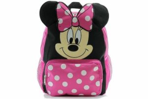 small backpack – disney – minnie mouse – happy face