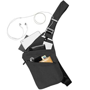 osoce sling bag chest backpack casual daypack black shoulder crossbody lightweight anti theft outdoor sport travel hiking bag for men women