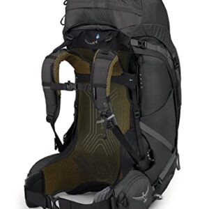 Osprey Atmos AG 65 Men's Backpacking Backpack, Black, Small/Medium