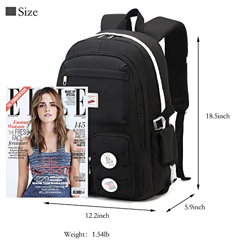 Makukke School Backpacks for Teen Girls - Laptop Backpacks 15.6 Inch College Bookbag Anti Theft Women Casual Daypack