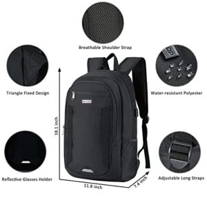 MAXTOP Laptop Backpack Business Computer Backpacks with USB Charging Port College School Bookbag Fits Laptop up to 16 inch