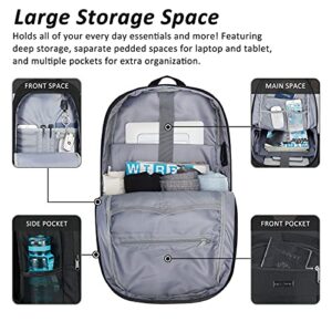 MAXTOP Laptop Backpack Business Computer Backpacks with USB Charging Port College School Bookbag Fits Laptop up to 16 inch