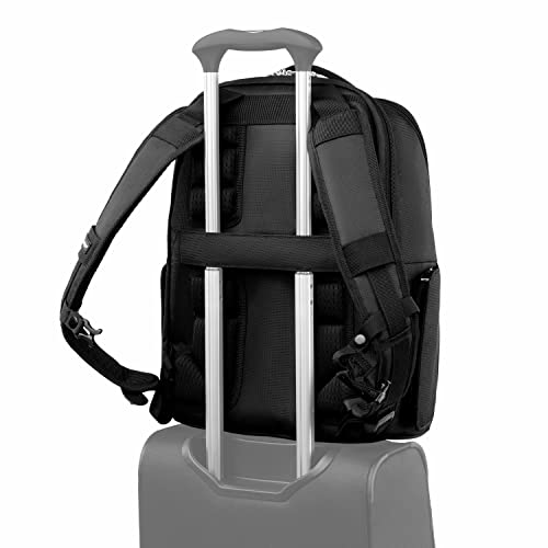 Travelpro Maxlite Lightweight Laptop Backpack, Fits up to 15 Inch Laptop and 11 Inch Tablet, Water Resistant, Men and Women, Work, School, Travel, Black, 18-Inch