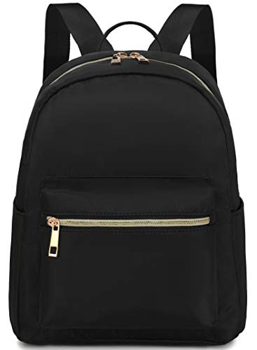 Mini Backpack Girls Womens Fashion Small Backpack Purse Mini Bookbag for Teens Adult Kids School Travel Daypack Black