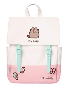 official pusheen backpack, kawaii backpack – bookbag, travel laptop backpack, girls bag, pusheen gift – pink backpack