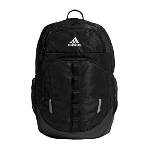 adidas unisex prime backpack, black/white, one size
