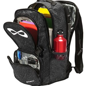 Nfinity Sparkle Backpack, Black/White Logo