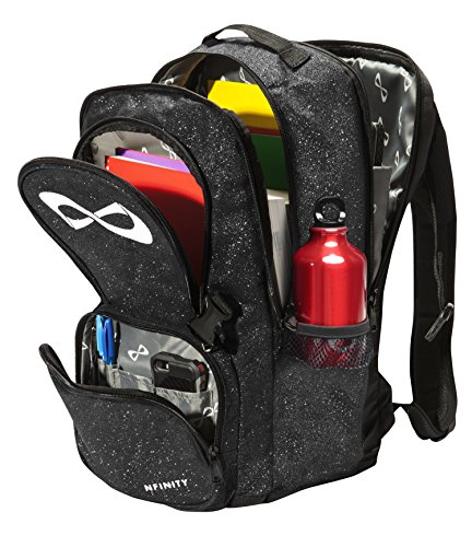Nfinity Sparkle Backpack, Black/White Logo