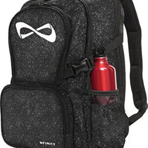 Nfinity Sparkle Backpack, Black/White Logo