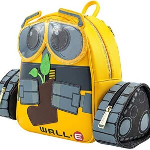 Loungefly Women's Pixar WALL-E Plant Boot Mini Backpack (Standard, Yellow)