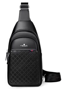 fsd.wg sling backpack for men chest bag crossbody shoulder bags travel bag purse for men with water resistant