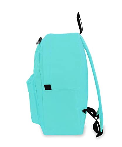 Everest Classic Backpack, Aqua Blue, One Size