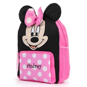 DIBSIES Personalized Licensed Character Backpack - 16 Inch (Minnie Mouse)