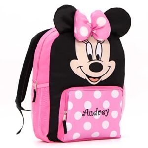 DIBSIES Personalized Licensed Character Backpack - 16 Inch (Minnie Mouse)