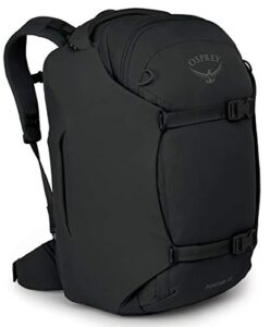 osprey porter 46 travel backpack, black