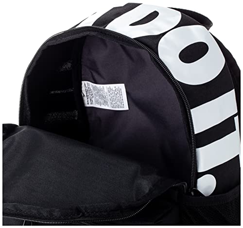 Nike Brasilia "just Do It" Backpack (mini), Black/Black/(Glossy White), Misc