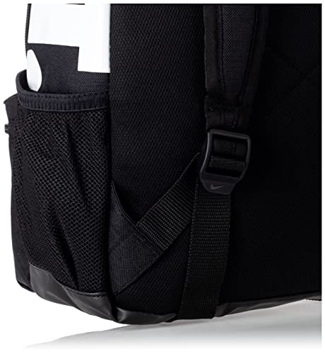 Nike Brasilia "just Do It" Backpack (mini), Black/Black/(Glossy White), Misc