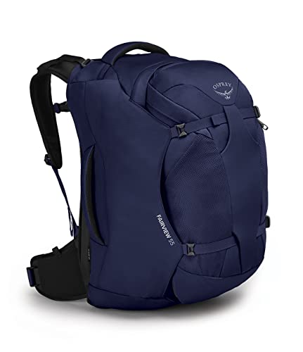 Osprey Fairview 55 Women's Travel Backpack, Winter Night Blue