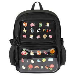 steamedbun ita bag backpack with insert pin display backpack for school anime cosplay