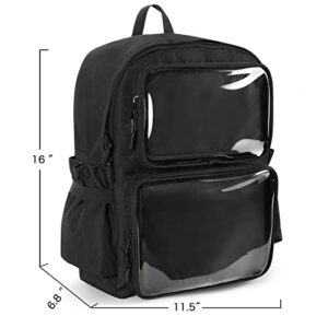 STEAMEDBUN Ita Bag Backpack with insert Pin Display Backpack for School Anime Cosplay