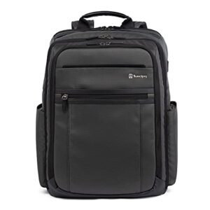 travelpro crew executive choice 3 large backpack fits up to 15.6 laptops and tablets, usb a and c ports, men and women, titanium grey