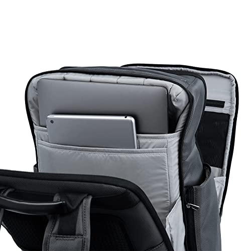 Travelpro Crew Executive Choice 3 Large Backpack Fits Up to 15.6 Laptops and Tablets, USB a and C Ports, Men and Women, Titanium Grey